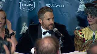 EVENT CAPSULE CLEAN  Hasty Pudding Theatricals Honors Ryan Reynolds as 2017 Man Of The Year [upl. by Jorey518]