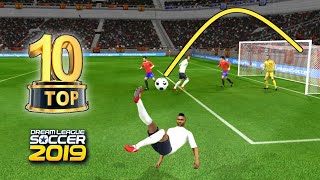 TOP 10 BEST GOALS OF TOP 5 INTERNATIONAL TEAM 🔥 DREAM LEAGUE SOCCER 2019 [upl. by Curtice657]