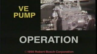 BOSCH VEPump Operation [upl. by Anrahc]