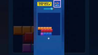 Block blast game level 323334 tournament 2 blockblast puzzle tetris gaming targetcollection [upl. by Alansen]