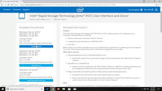 How To Download Intel Rapid Storage Technology Driver In Windows 10 [upl. by Janna]