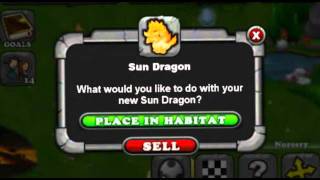 My Dragonvale  Sun Dragon Breeding Beta [upl. by Trotter]