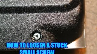 BEST WAYS TO LOOSEN A STUCK SMALL SCREW [upl. by Mcginnis]