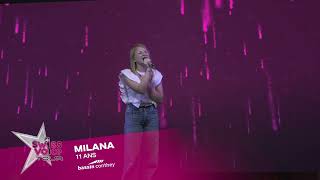 Milana 12 ans  Swiss Voice Tour 2022 Bassin centre Conthey [upl. by Madra]