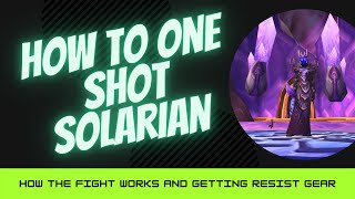 How to Arcane Soak on Solarian  TBC Classic  Feral Tank [upl. by Other]