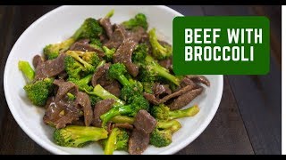 Beef with Broccoli Recipe with Oyster Sauce Stir Fry [upl. by Ingrim]