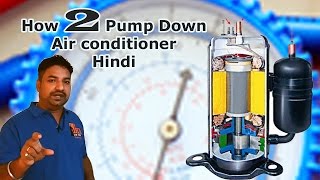 How to Pump Down an Air Conditioner  Hindi [upl. by Niamor64]