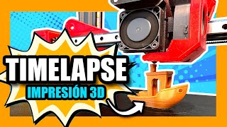 👉APRENDE OCTOLAPSE👈  Tutorial TIMELAPSE Impresora 3D con OctoPrint Parte 1 [upl. by Annalise]