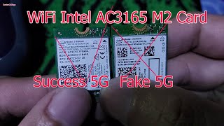 ระวังโดนลองให้ชื้อ การ์ด WiFi Intel AC3165 NGW รุ่นตรงกันแต่คุณภาพต่างกัน Bad quality มองไม่เห็น 5G [upl. by Olra]