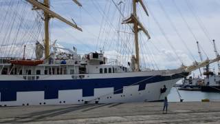 Royal Clipper на пристанище Бургас 20052016 [upl. by Ethe940]