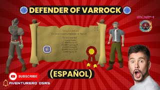 OSRS Defender of Varrock 🧟‍♂️ Quest Español 2024 🤗 [upl. by Nikoletta]