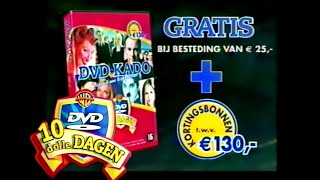 10 Dolle DVD Dagen  Warner Home Video  TV Reclame 2003 [upl. by Eerdna]