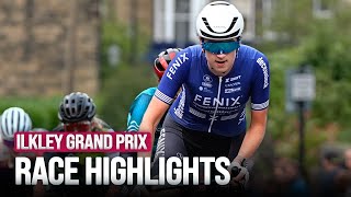 Criterium masterclass 👑  2024 Ilkley Grand Prix highlights women [upl. by Dolf]