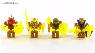 Tenkai Knights Phoenix figures  Bravenwolf Lydendor Tributon amp Valorn [upl. by Ysnap433]