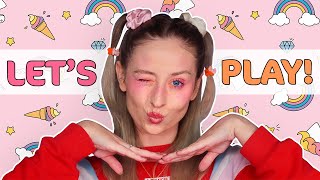 Makijaż kosmetykami dla dzieci Kids makeup challenge 🧒 [upl. by Ithsav]