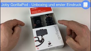 iPhone Stativ Joby Gorillapod GripTight One GP magnetisch  Funktion und erster Eindruck  deutsch [upl. by Nosnah662]