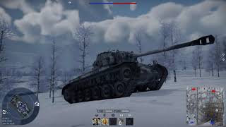 War Thunder M26 Gameplay France [upl. by Aelyak]