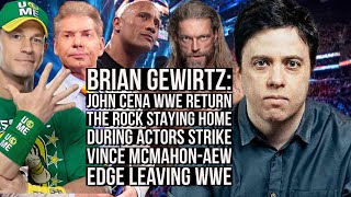 Brian Gewirtz Talks John Cena Returning to WWE But Not The Rock AEW All In Breaking Records Edge [upl. by Broida893]