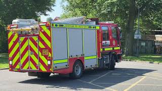 Warwickshire Fire amp Rescue Service Atherstones Iveco Appliance [upl. by Leahcimnoj671]