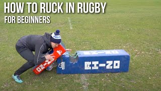 How to Ruck in Rugby for beginners Part 4 [upl. by Eibrab]