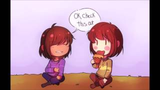 Chara x Frisk Charisk Comic dub [upl. by Ahidam]