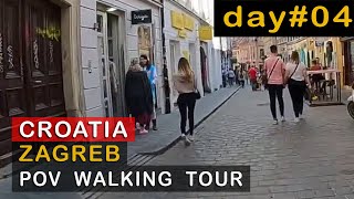 🇭🇷 CROATIA  day04 Zagreb visiting the center and the cathedral POV walking tour [upl. by Lechner]