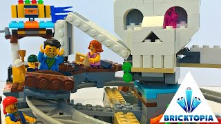 LEGO Creator 3in1 Pirate Roller Coaster Skull Ride  Speed Build and Lego Review [upl. by Stanleigh]