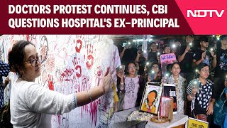 Kolkata Doctor Case  Doctors Protest Continues CBI Questions Hospitals ExPrincipal For 4th Day [upl. by Serdna268]