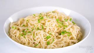 The Best Shirataki Noodles Recipe Garlic Parmesan [upl. by Kopaz]