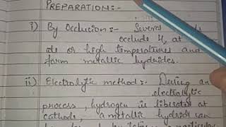 Class XI Chemistry Interstitial hydrides [upl. by Jain]