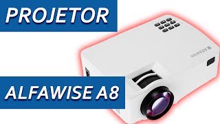 Melhor Custo x Benefício Projetor Alfawise A8 1800 Lumens [upl. by Dominga247]