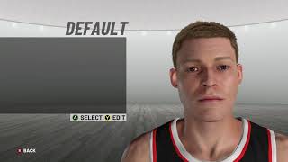 How to Make Andris Biedrins for NBA 2K19 [upl. by Eneluj]