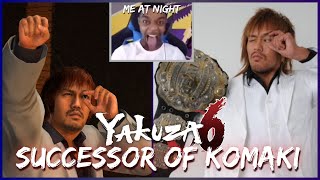 Tetsuya Naito at Night 👅  Yakuza 6 Successor of Komaki No Damage [upl. by Aij]