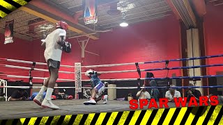 Intense Rivalry Knockdown Kickstarts Epic Sparring Session  Spar Wars [upl. by Yrellav]