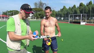 Jamie Dwyer Stick Selection How to chose a hockey stick [upl. by Tyrrell21]