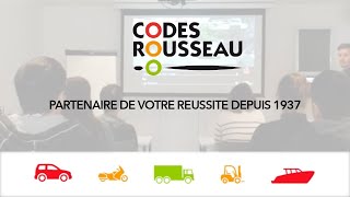 Codes Rousseau  le partenaire pour tous vos permis [upl. by Htur26]