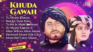 Khuda Gawah Full Movie Song  Audio Jukebox  Amitabh Bachchan  Sridevi  Hindi Songs [upl. by Alley]