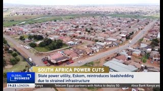 South Africas Eskom reintroduces loadshedding due to strained infrastructure [upl. by May]