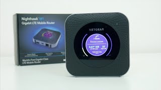 Nighthawk M1 Mobile Hotspot Router Review Unlimited 4G LTE Data No Throttling [upl. by Blaseio]