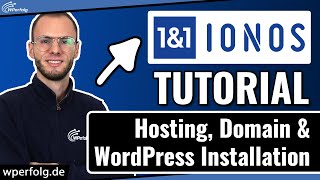 Ionos WordPress Hosting Domain erstellen WordPress Installieren amp SSL verschlüsseln Tutorial 2024 [upl. by Lynnea675]