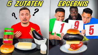 Wer kocht aus 5 zufälligen Zutaten das beste Gericht [upl. by Namzzaj679]