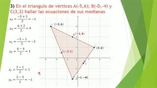 Ecuación de las medianas [upl. by Atnauqal589]