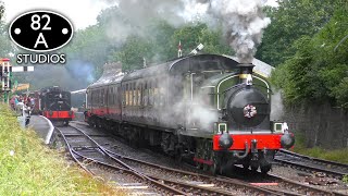 Somerset amp Dorset Railway at Midsomer Norton  Summer Mixed Traction Gala  Saturday 3rd July 2021 [upl. by Eidnak]