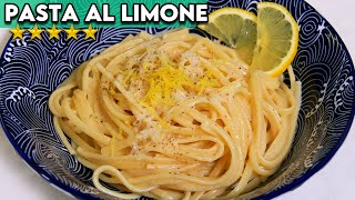 How to Make PASTA al LIMONE Like an Italian Lemon Pasta Recipe [upl. by Stulin851]