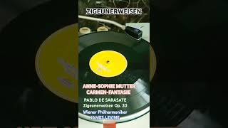 VinylLP SARASATE Zigeunerweisen ANNESOPHIE MUTTER CARMENFANTASIE  SPU MS Jorgen Schou 6600 [upl. by Willtrude]