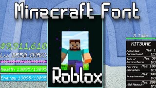 How to CHANGE Roblox Font pc only 2024 [upl. by Aynnek433]