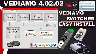 Exclusive Installation Vediamo 40202 for J2534 Openport 20 VXDIAG VCX C6 C5 C4  Full CBF [upl. by Nac]