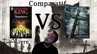 Comparatif livrefilm  Simetierre de Stephen King [upl. by Aleek]