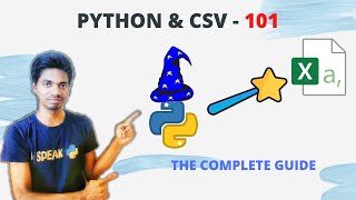 Python Tutorial CSV Module  How to Read Parse and Write CSV Files  ALL CRUD Operations [upl. by Greenman]