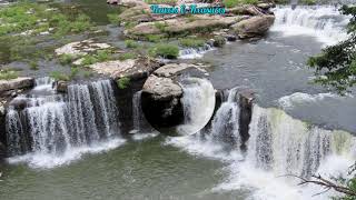 Stunning Great Falls Caney Fork River Gorge at Rock Island State Park [upl. by Yelhsa205]